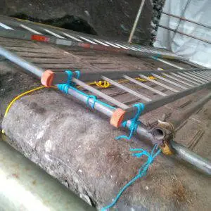 worn waste chute